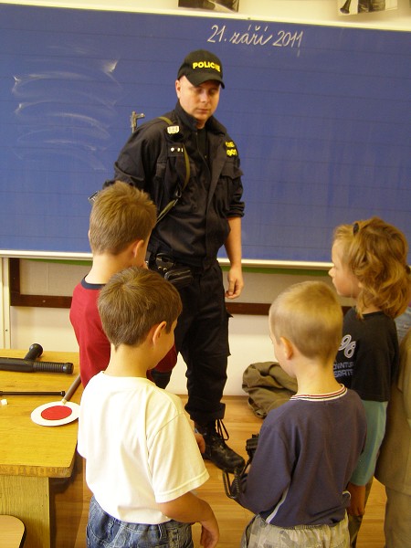 Beseda s příslušníky Policie ČR
