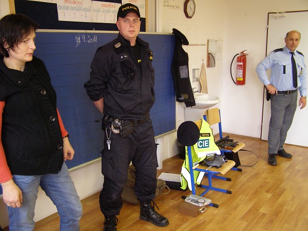 Beseda s příslušníky Policie ČR